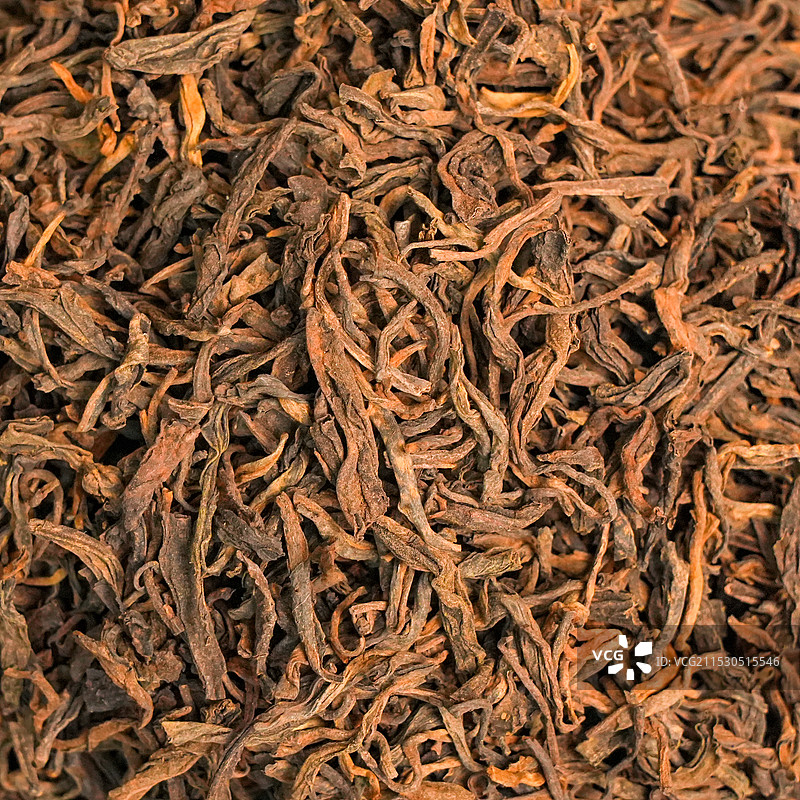 普洱茶熟茶散茶叶图片素材