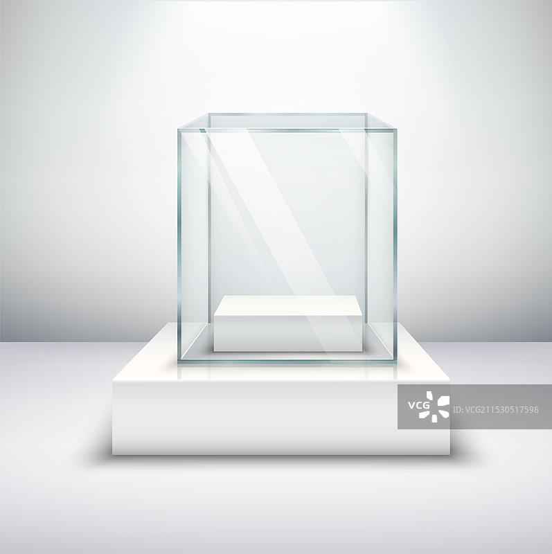 空玻璃展示柜图片素材