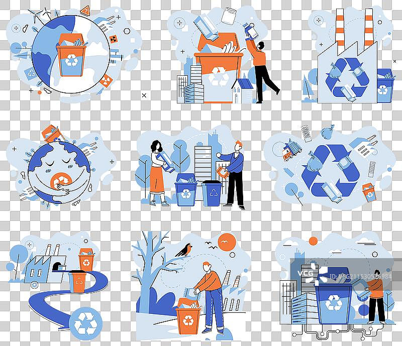 废物管理在废物管理中发挥着至关重要的作用图片素材