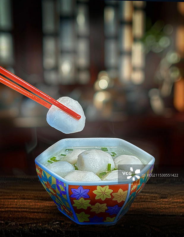 鱼丸汤图片素材