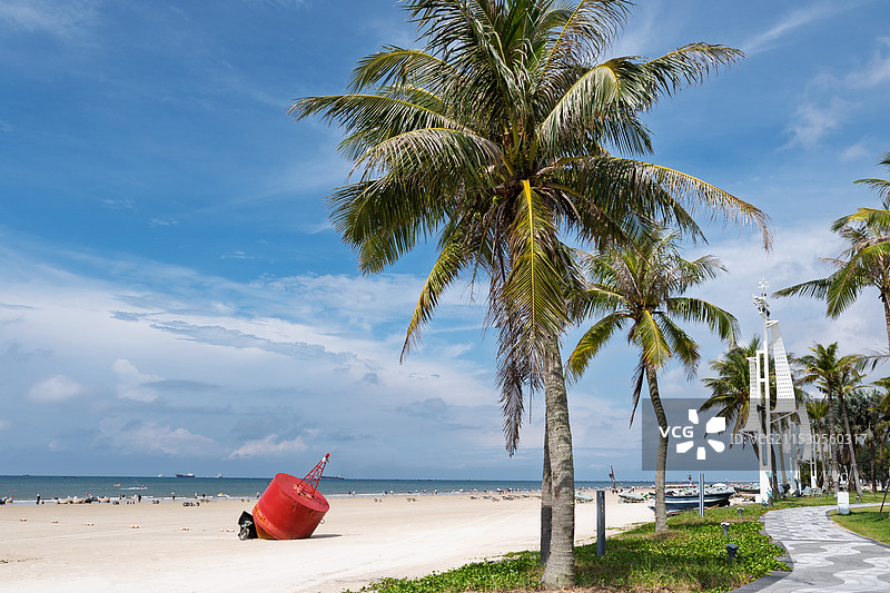 广西北海银滩风光图片素材