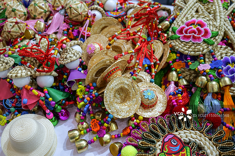 传统草编技艺图片素材