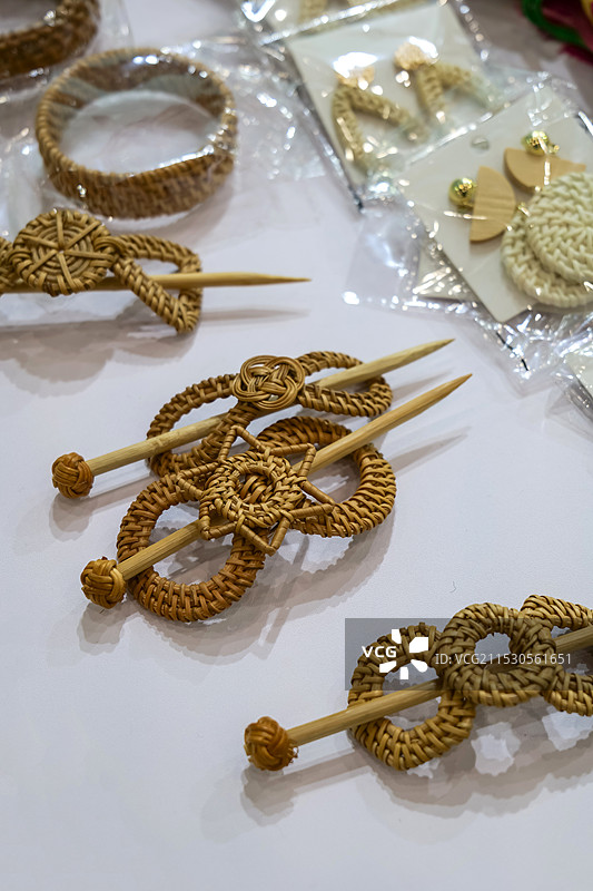 传统草编技艺图片素材