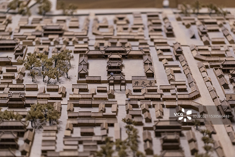 北京大名府 模型  邯郸市博物馆图片素材