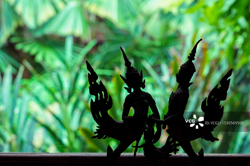 泰国曼谷金汤普森故居花园图片素材