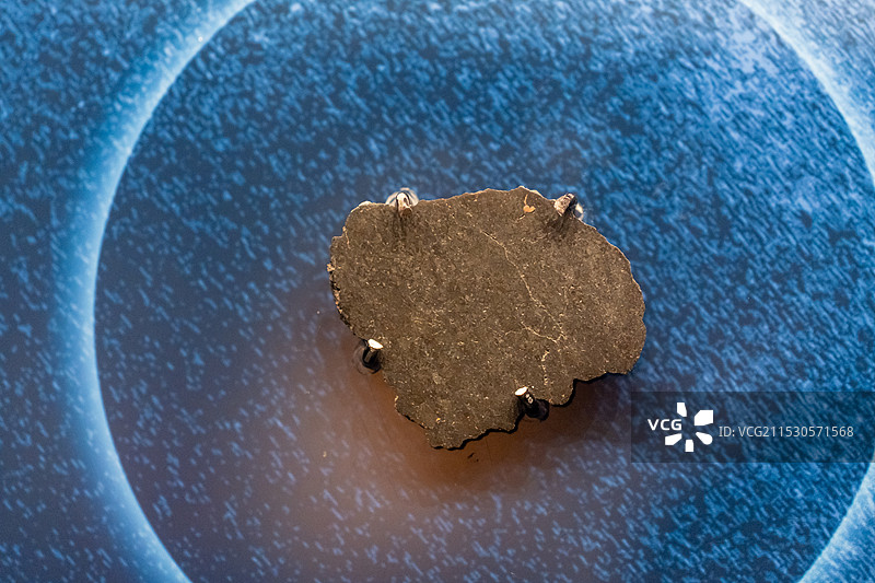 山西地质博物馆含钻橄辉无球粒陨石 发现地 撒哈拉图片素材