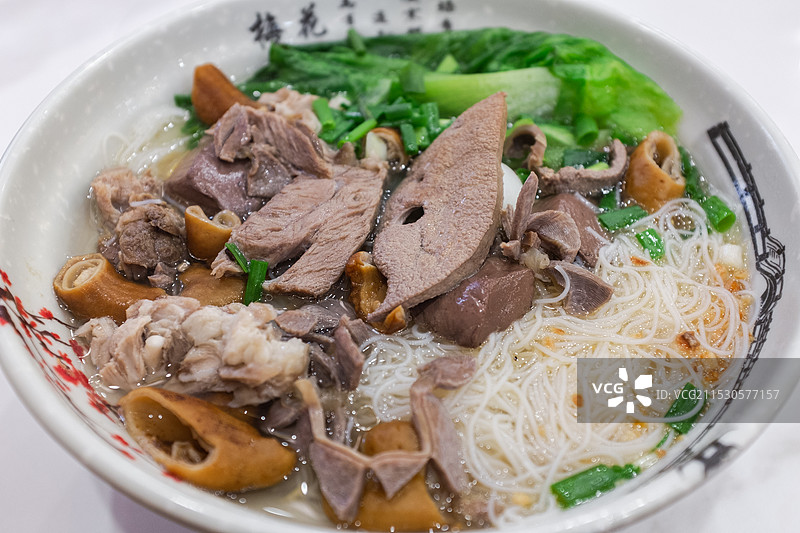 福建福州 特色美食 猪杂捞化图片素材