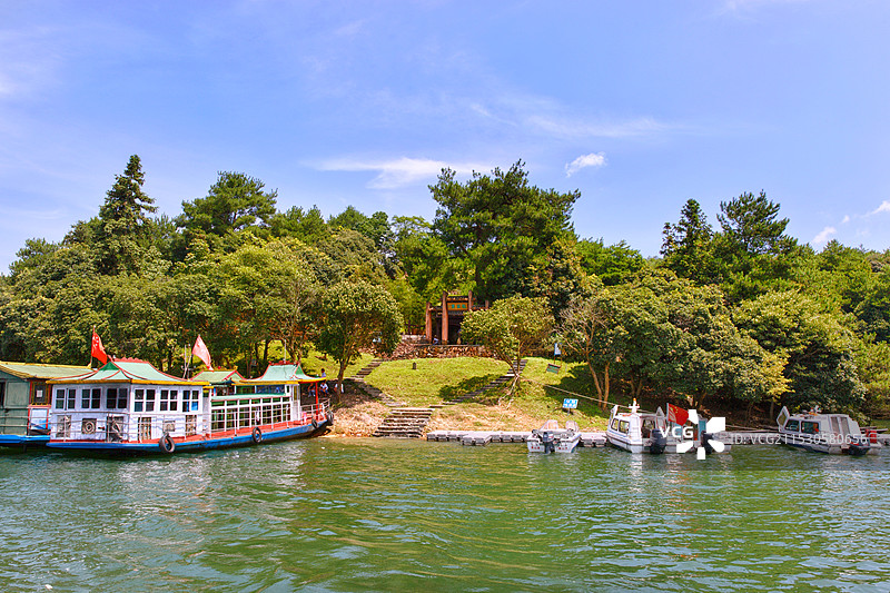 太平湖畔图片素材