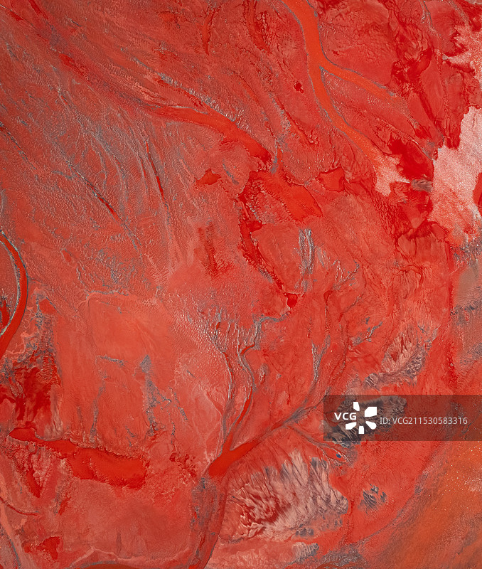 辽宁辽阳尾矿库景观航拍图片素材