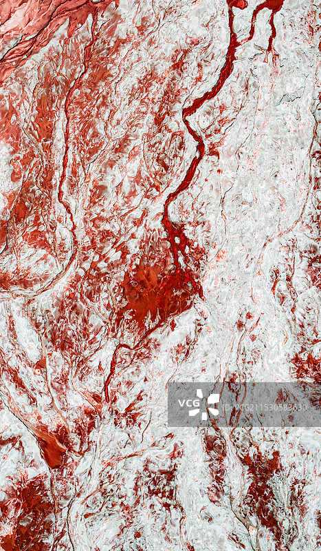 辽宁辽阳尾矿库景观航拍图片素材