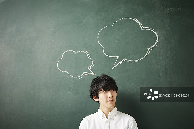 黑板插图展示了爆炸场面图片素材