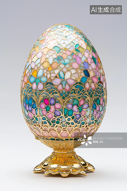 【AI数字艺术】鸡蛋艺术品图片素材