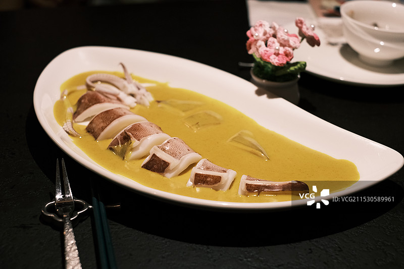 福建泉州咖喱鱿鱼图片素材