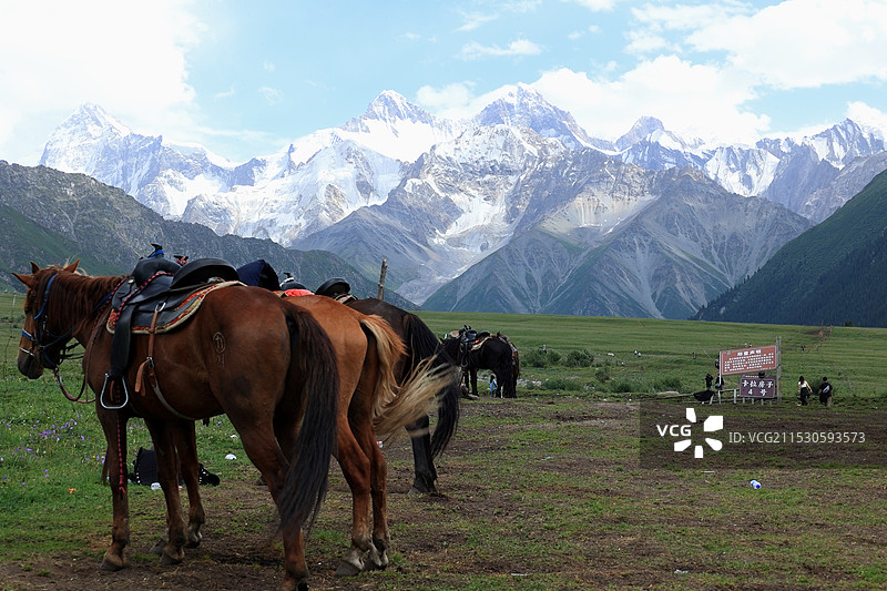 夏塔景区四号卡拉房子图片素材