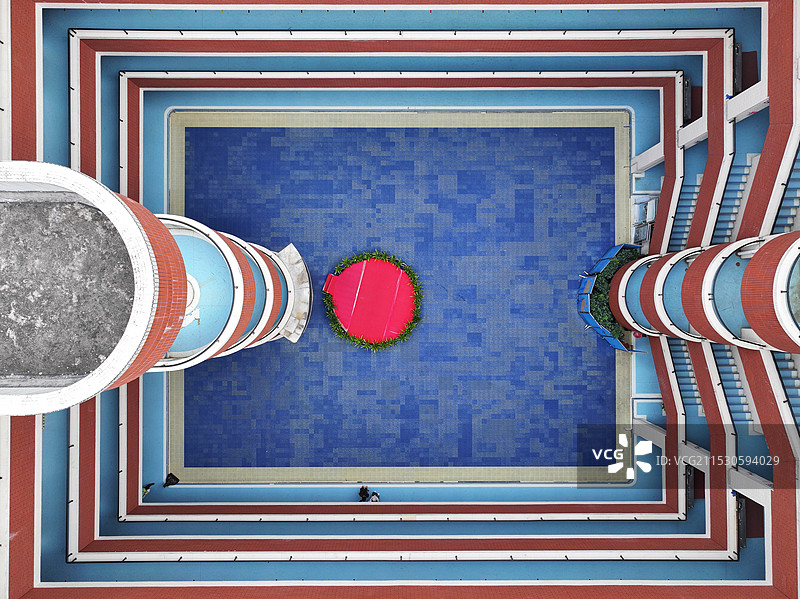 广州中学(名雅校区)航拍图片素材