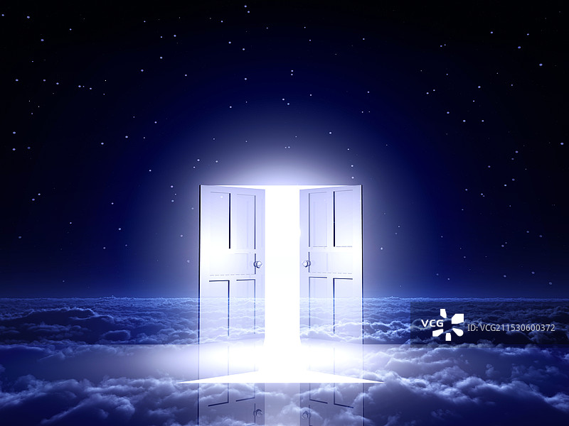 透光的门图片素材