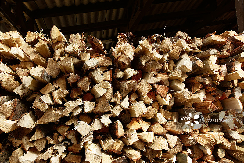 一堆木柴图片素材