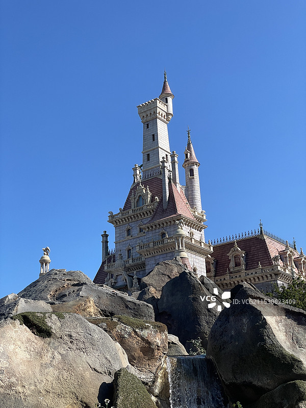 东京迪士尼！还有台风将至的云图片素材