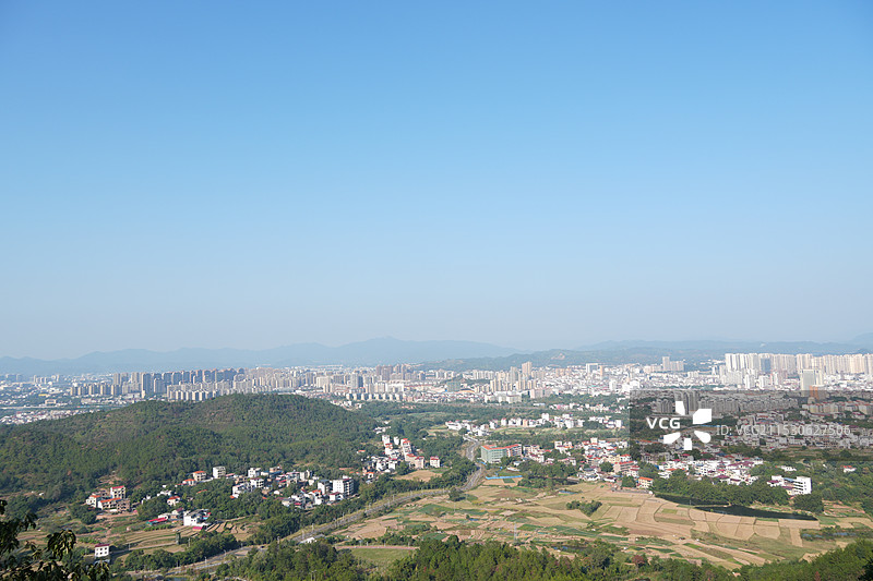 江西信丰县城景色图片素材