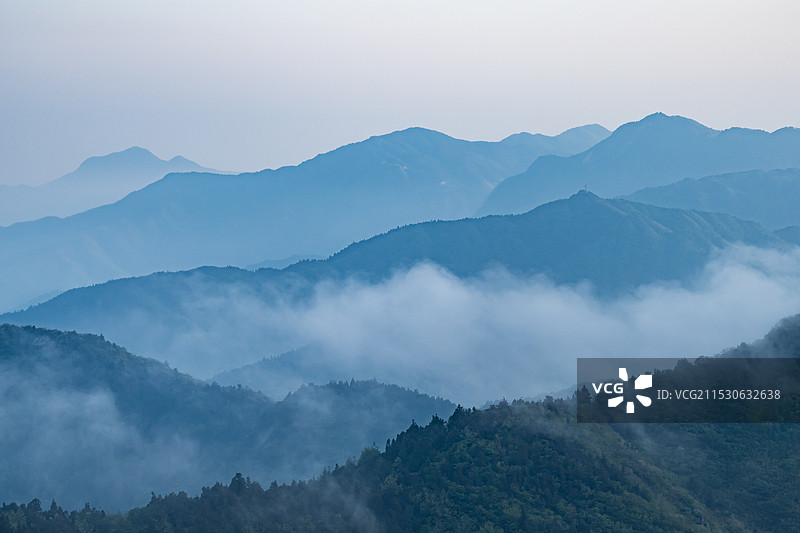 南岳衡山层峦叠嶂图片素材