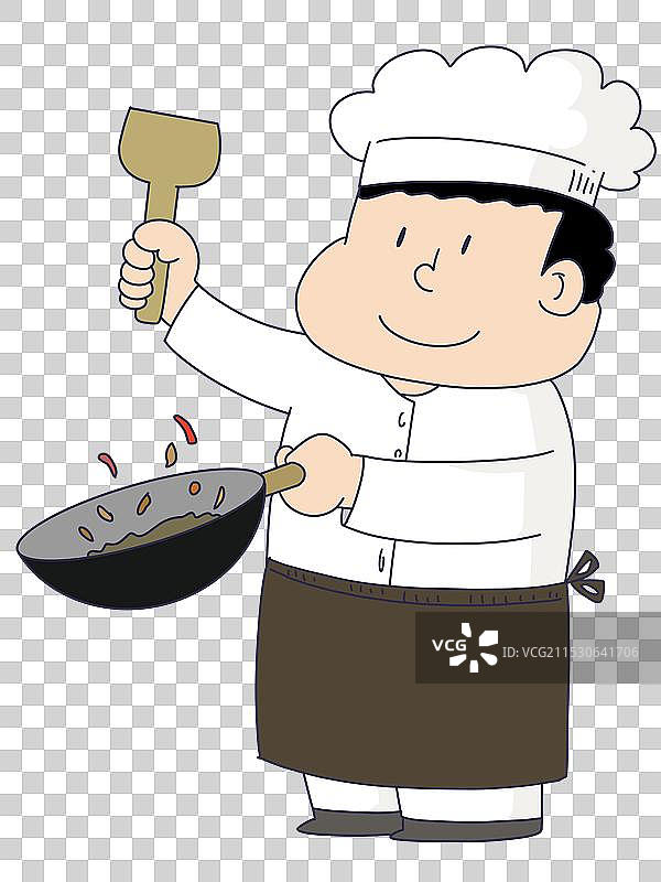 炒菜的厨师图片素材