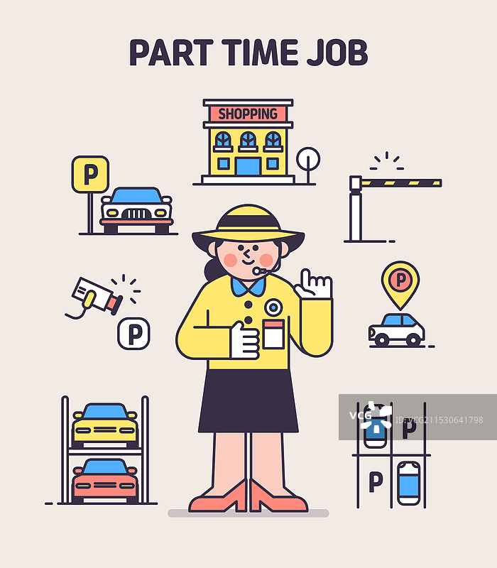 职业，兼职工作，年轻人，导购，百货商店图片素材