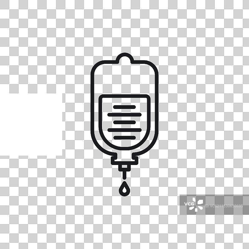 献血图标集 医疗输血图片素材