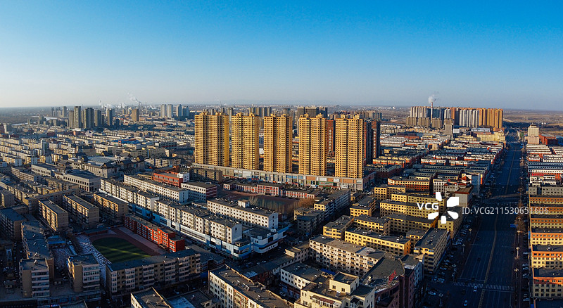 盘锦 双台子区 地标 航拍 城市图片素材