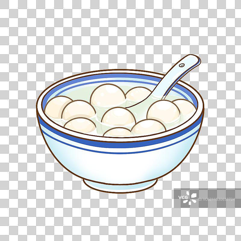 一碗汤圆图片素材