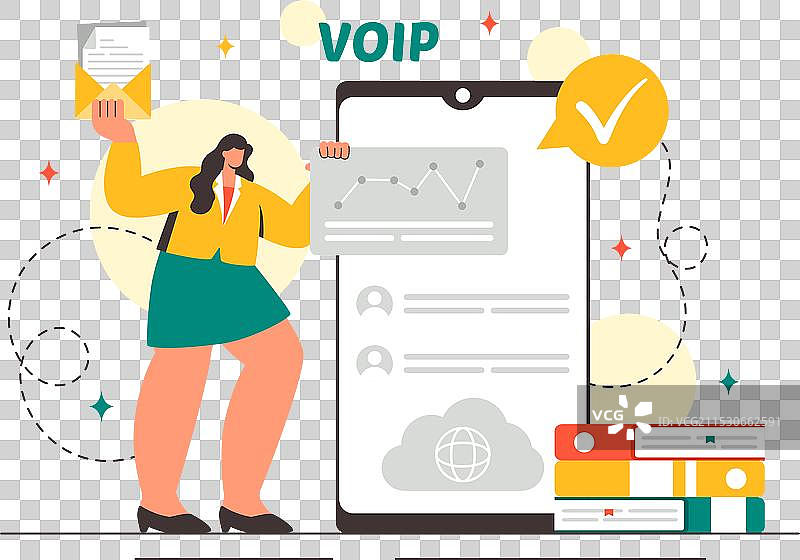 语音互联网协议（VoIP）图片素材