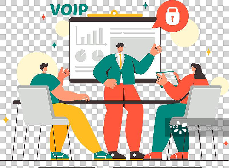 语音互联网协议（VoIP）图片素材
