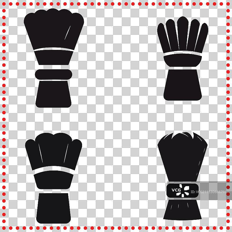 复古理发店剃须刷收藏图片素材