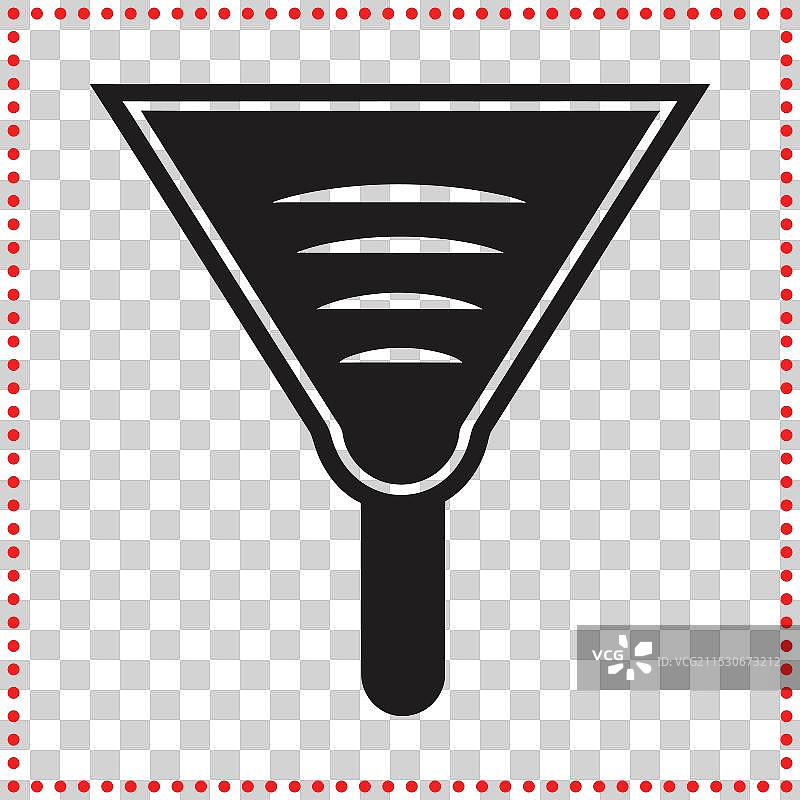 技术和的大胆漏斗轮廓图片素材