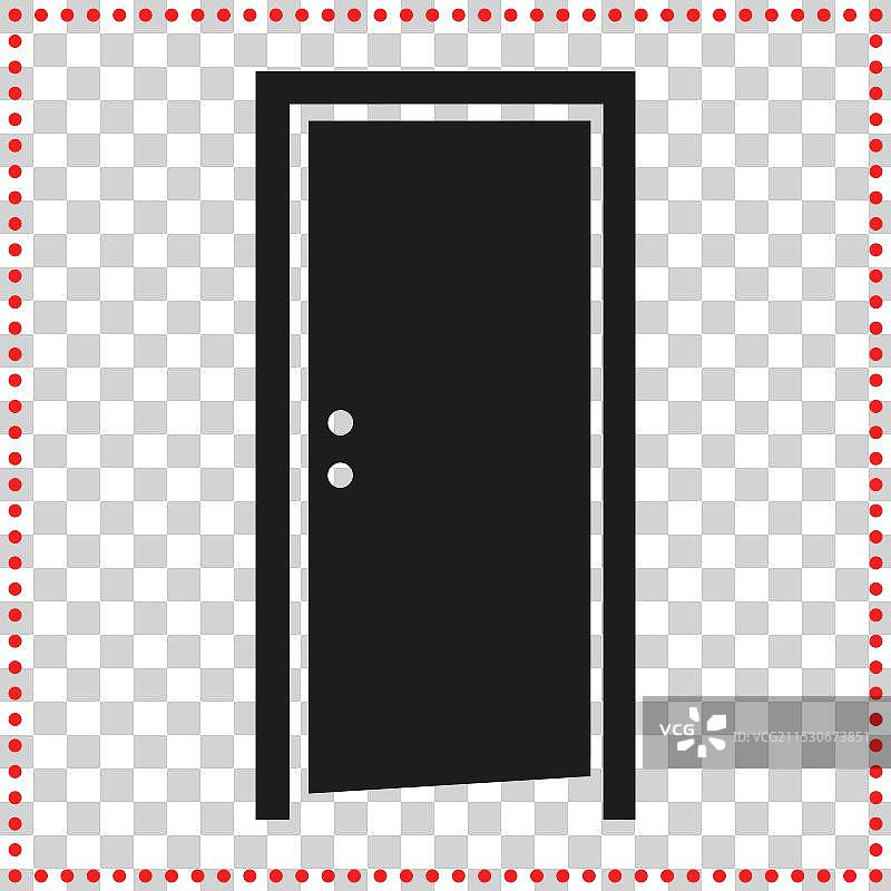 现代门轮廓用于城市规划和图片素材
