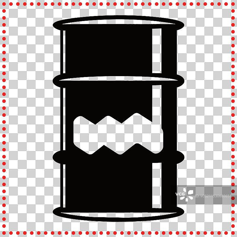 物流和运输的风格化桶设计图片素材