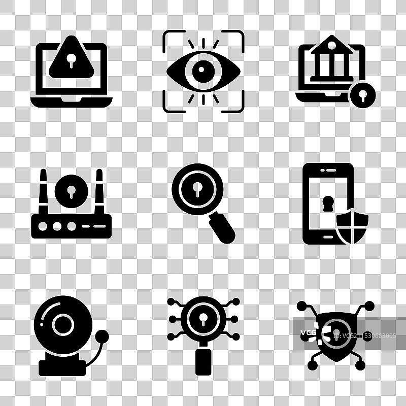 安全与保护图标集图片素材