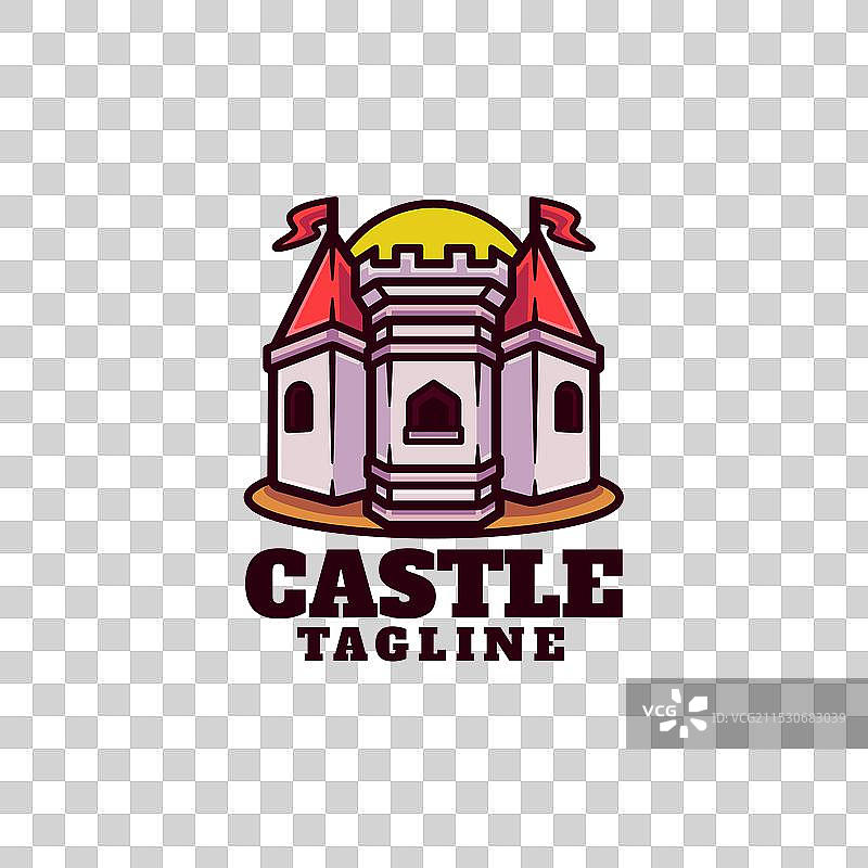 城堡标志吉祥物卡通角色图片素材