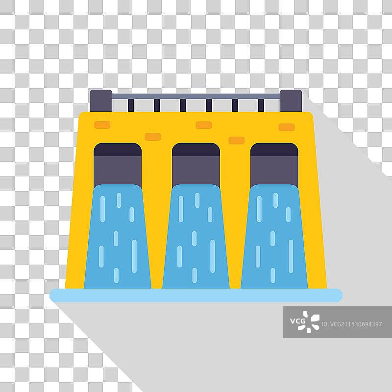水电站产生可再生能源图片素材