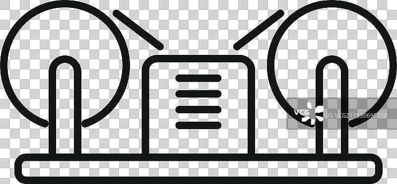 温斯赫斯特机产生静电图片素材