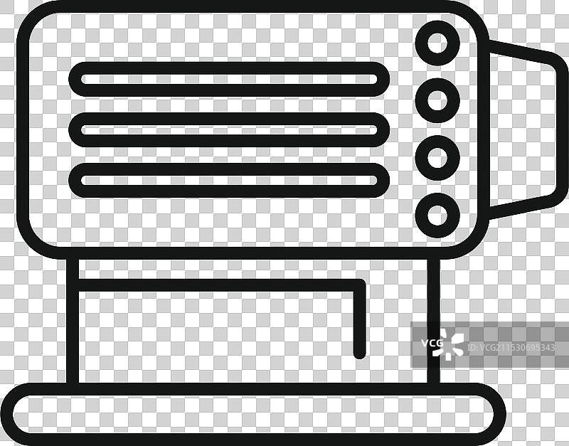 带风扇辅助的电烤箱图片素材