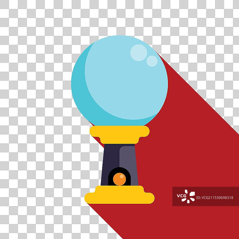 水晶球占卜师预测未来图标图片素材