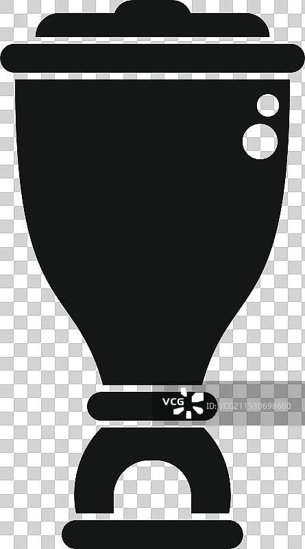 大型化学烧瓶用于科学实验图片素材