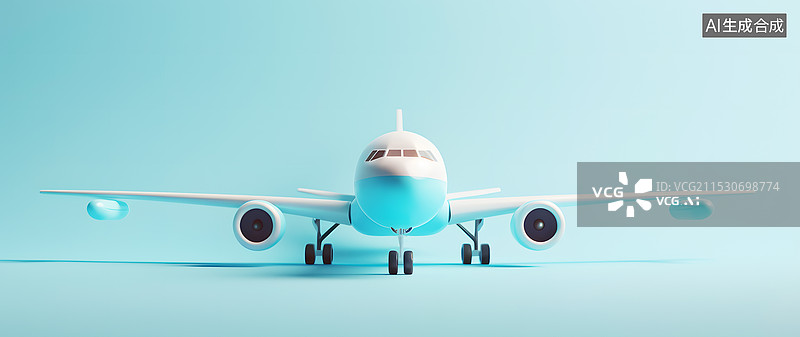 【AI数字艺术】AIGC：飞机图片素材