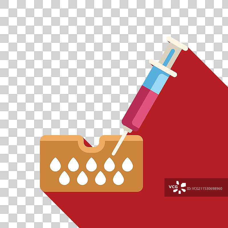 注射器将填充剂注入皮肤用于美容图片素材