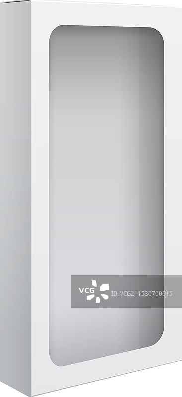 轻便逼真的纸板箱带有一个图片素材