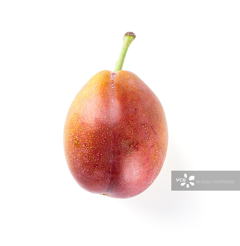 新鲜的智利西梅孤立在白色背景上图片素材