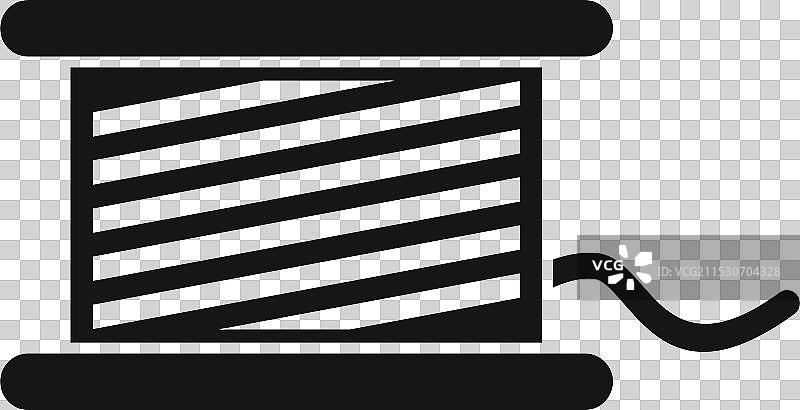 缝纫线卷图标，展示手工艺和图片素材