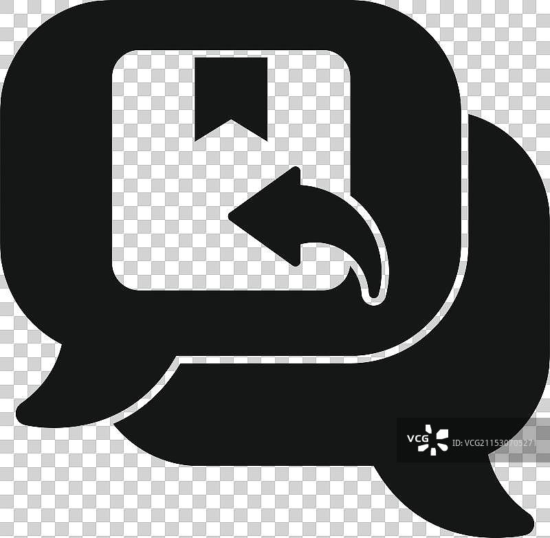 退货包裹的聊天讨论图片素材