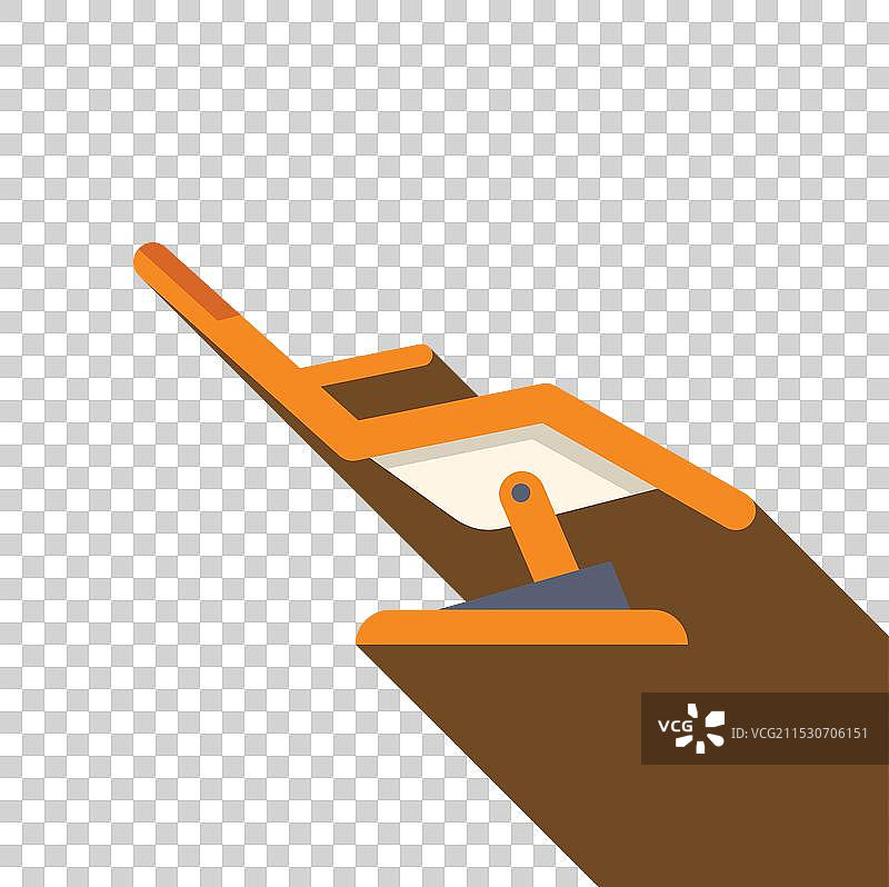 可调节的液压椅，带有长靠背图片素材