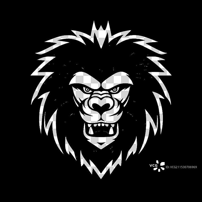 黑白狒狒图片素材